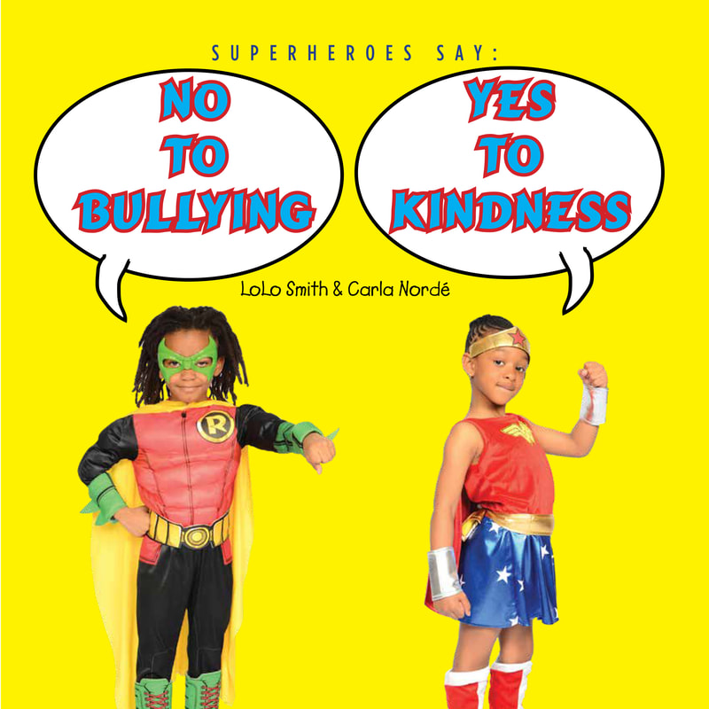 A book cover with two people dressed as superheroes.